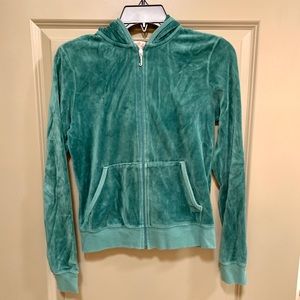 Juicy Couture Velour Zip Up Jacket